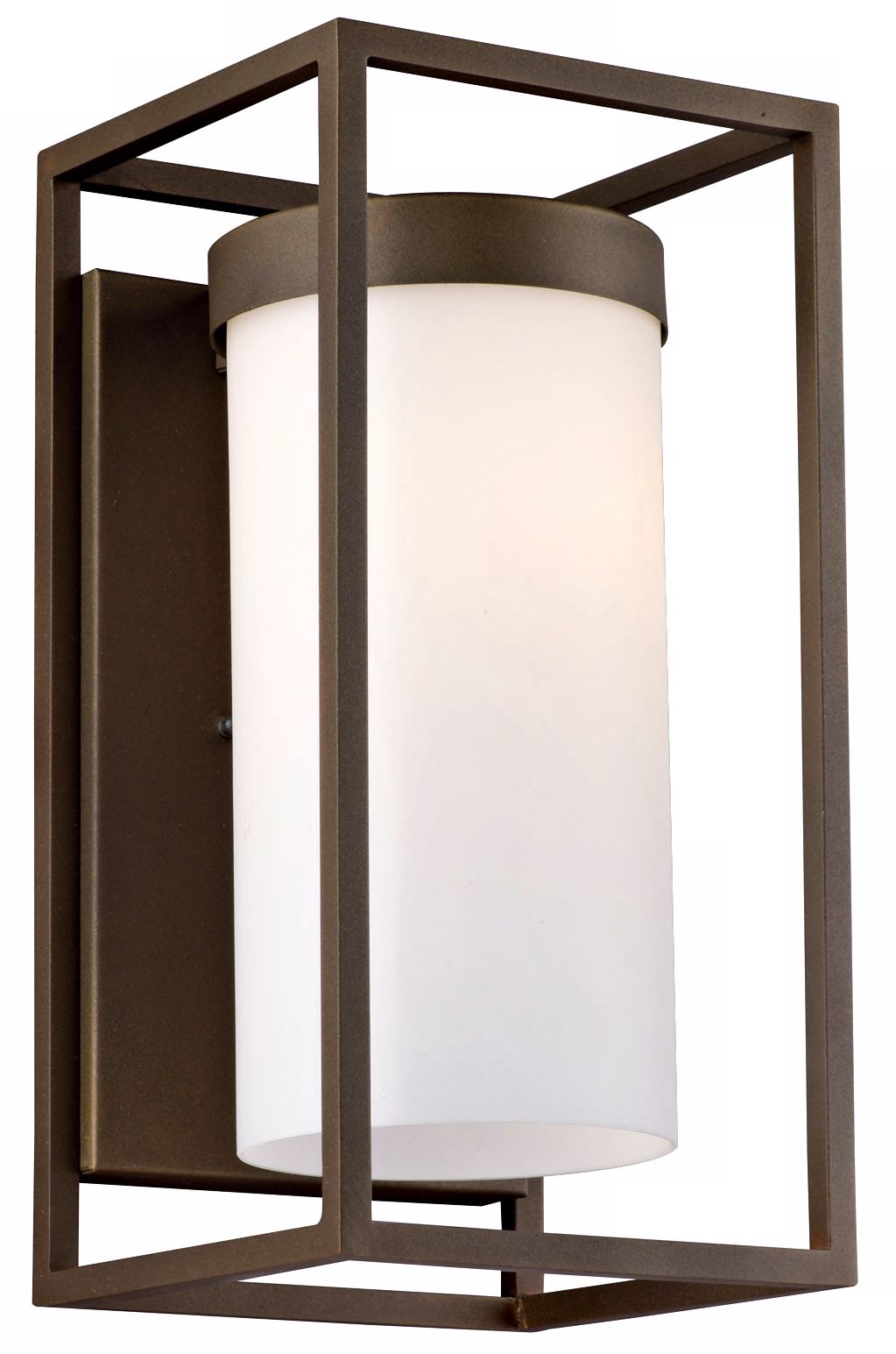Cube Collection Bronze 16" High Outdoor Wall Light