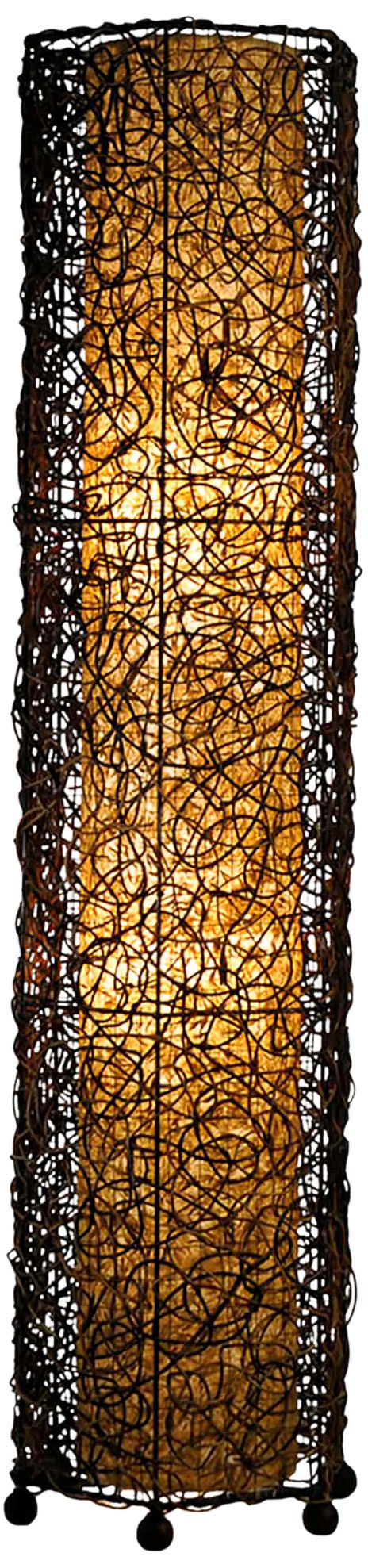 Eangee Durian Nito Tower Vines Iron Floor Lamp