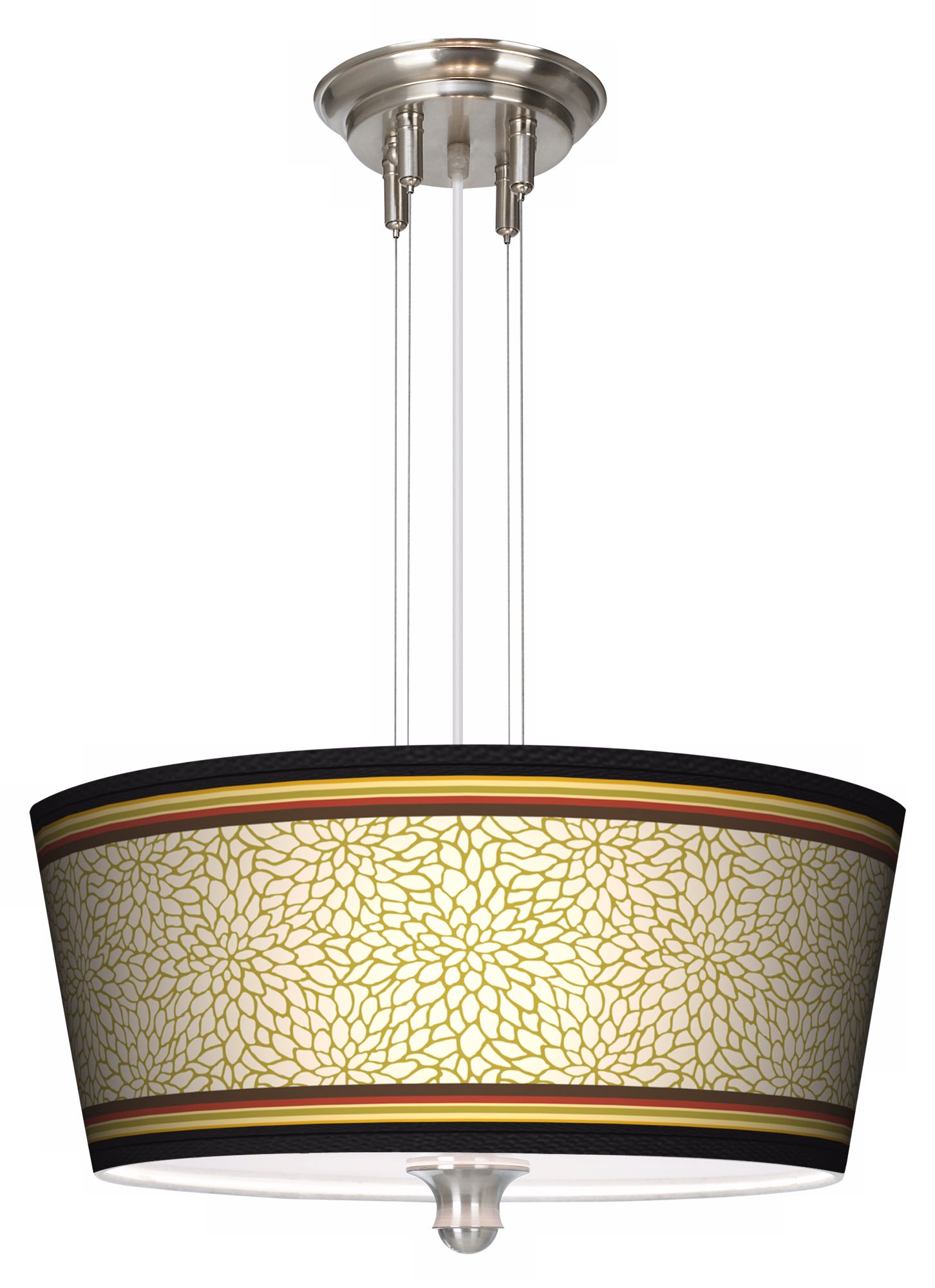 Stacy Garcia Spice Dahlia 18" Wide 3-Light Pendant