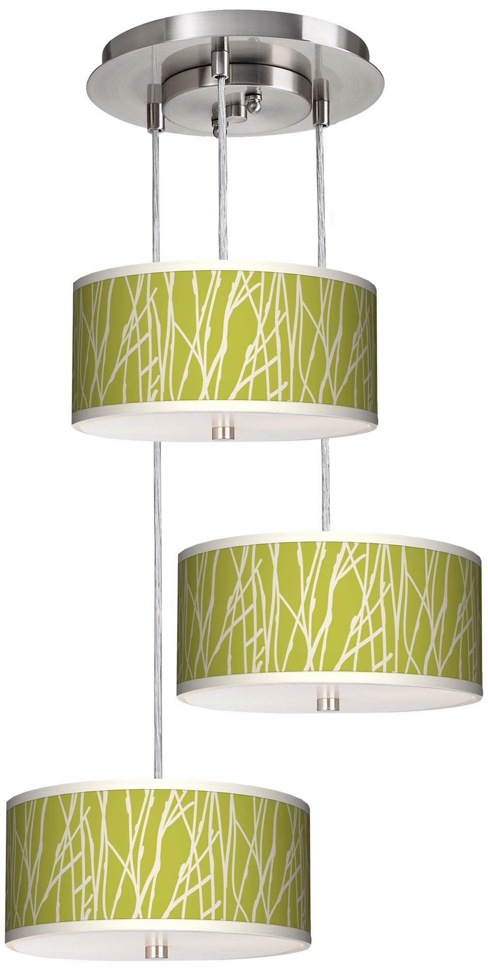 Stacy Garcia Twiggy Spring 3-in-1 Drum Giclee Pendant