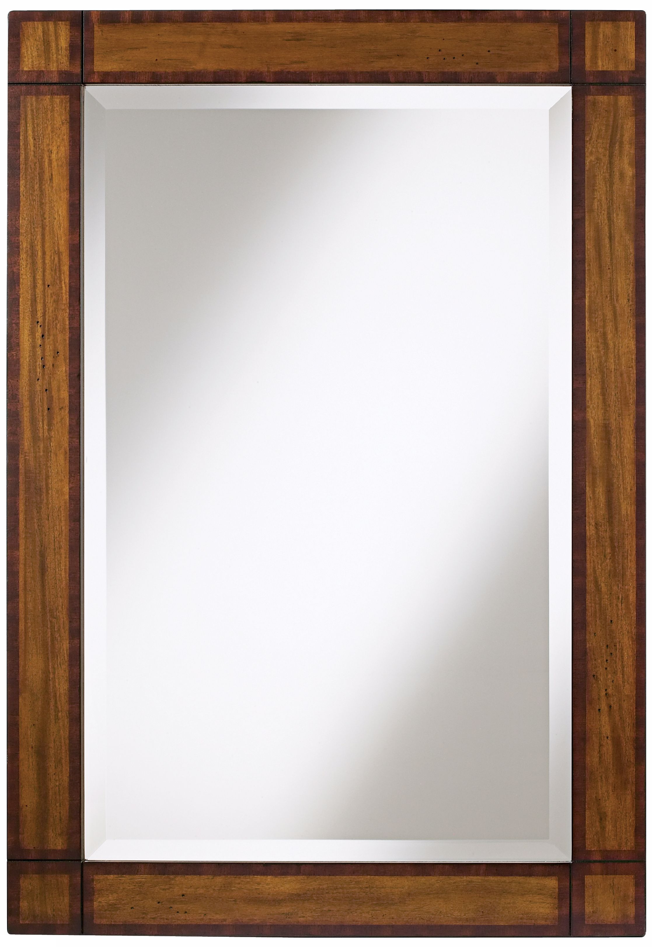 Uttermost Memphis Wood 38" High Wall Mirror