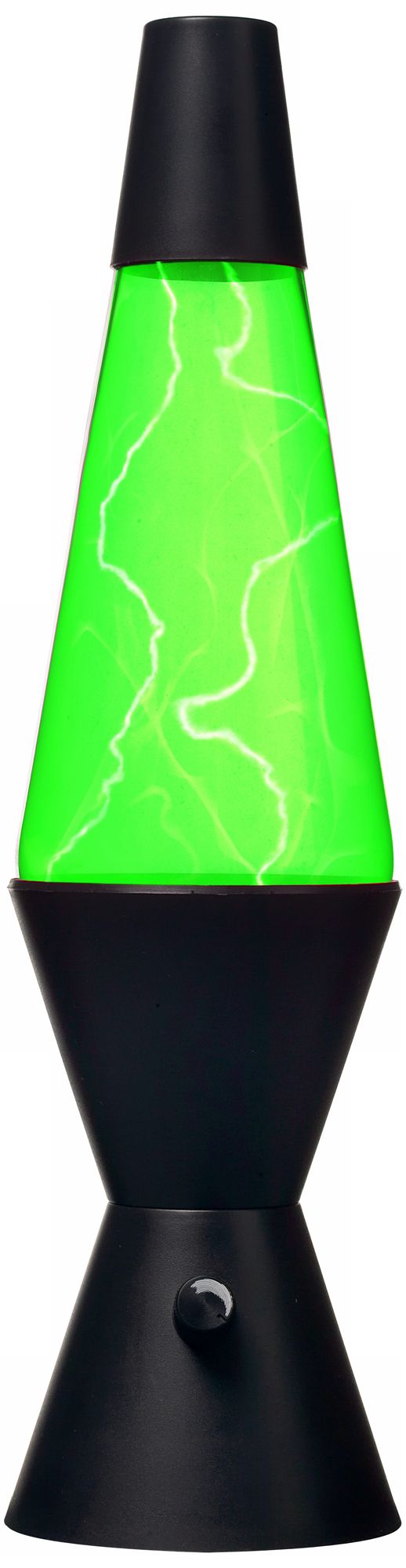 Green Plasma Black Base Party Lava Lamp