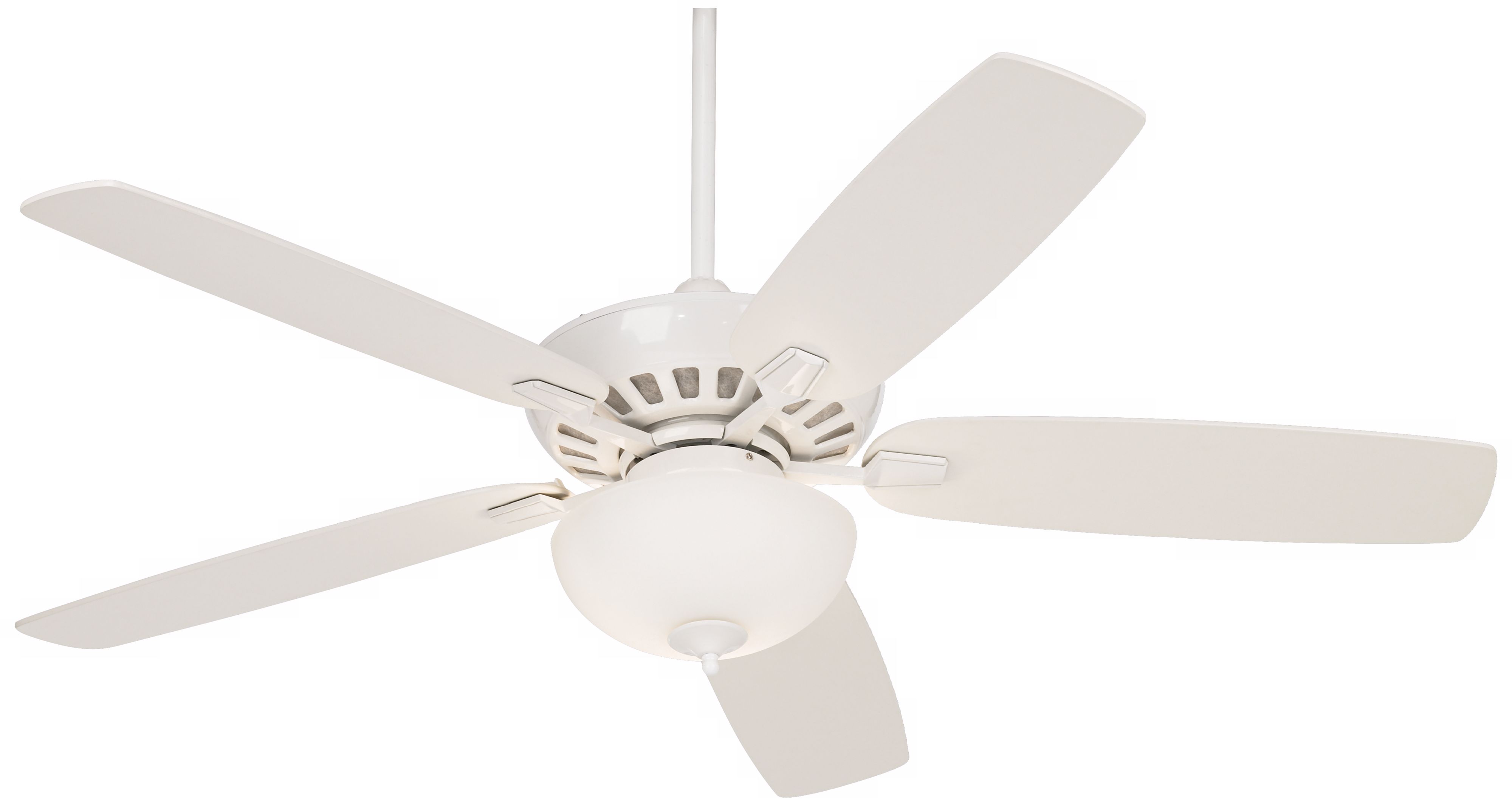 52" Journey White Ceiling Fan with Light Kit