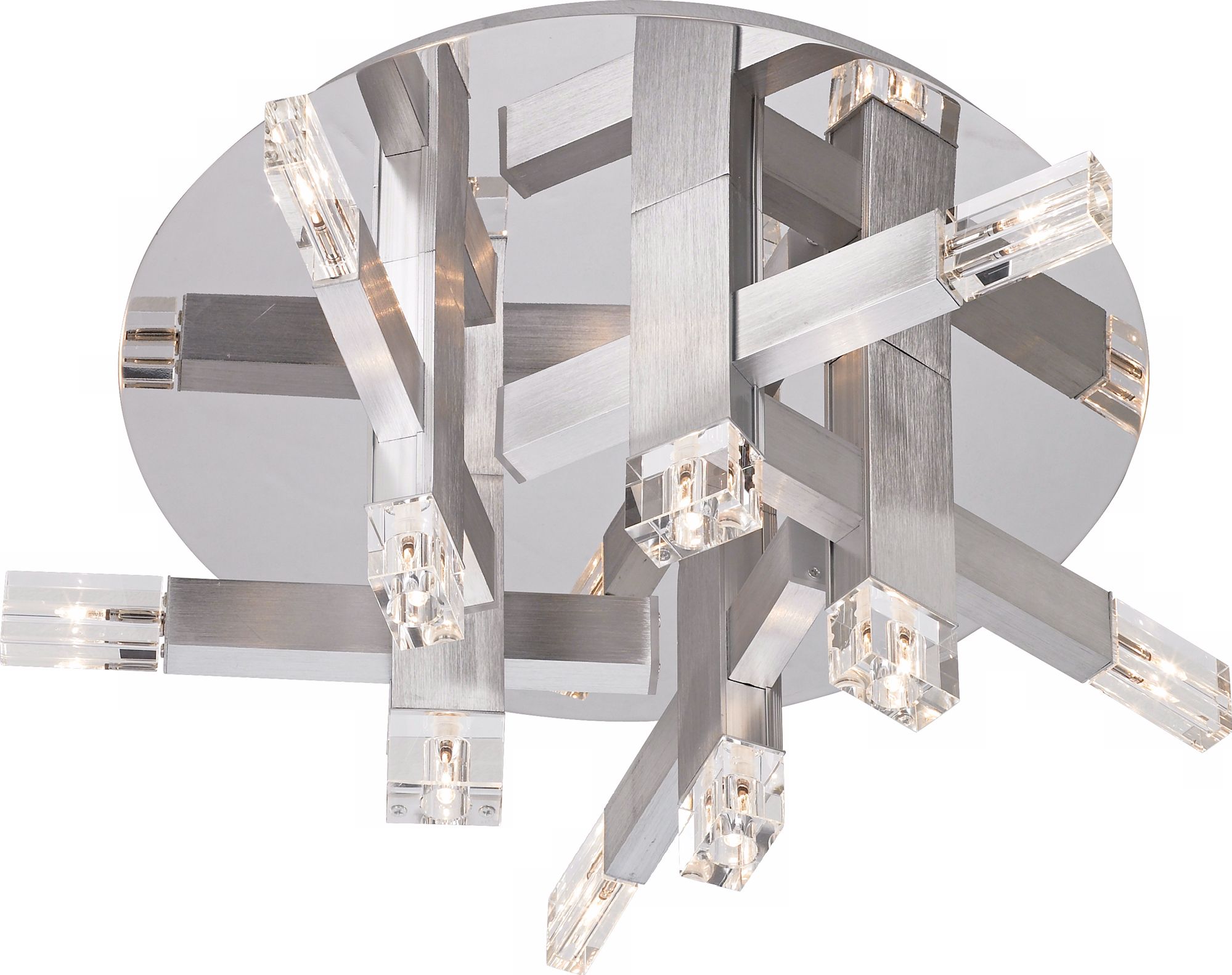 Possini Euro Design Halogen Rods Ceiling Light Fixture