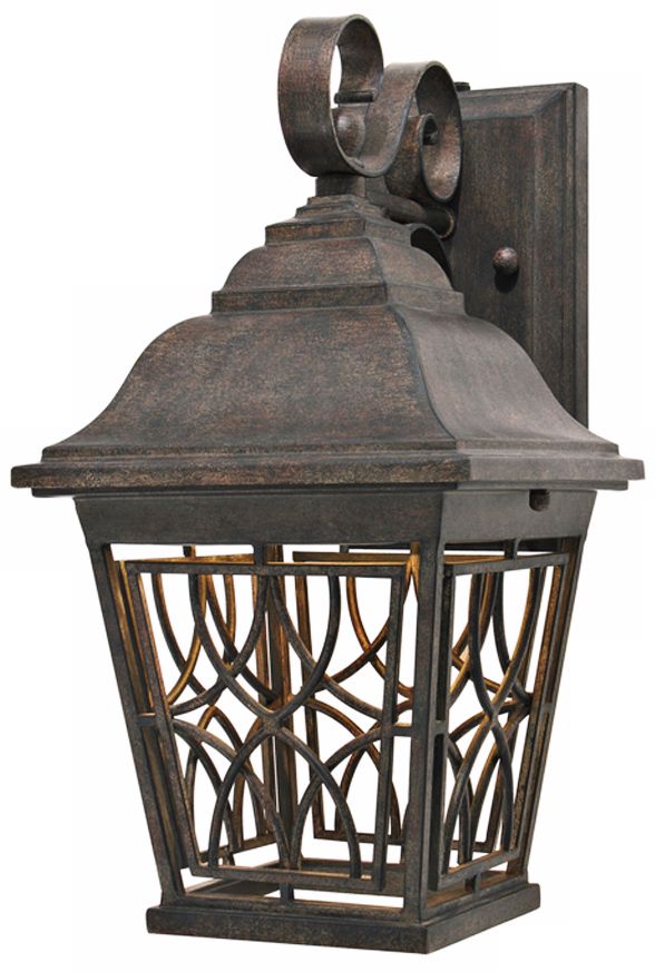 Monarch Inn ENERGY STAR Iron 12 1/2" High Outdoor Wall Light