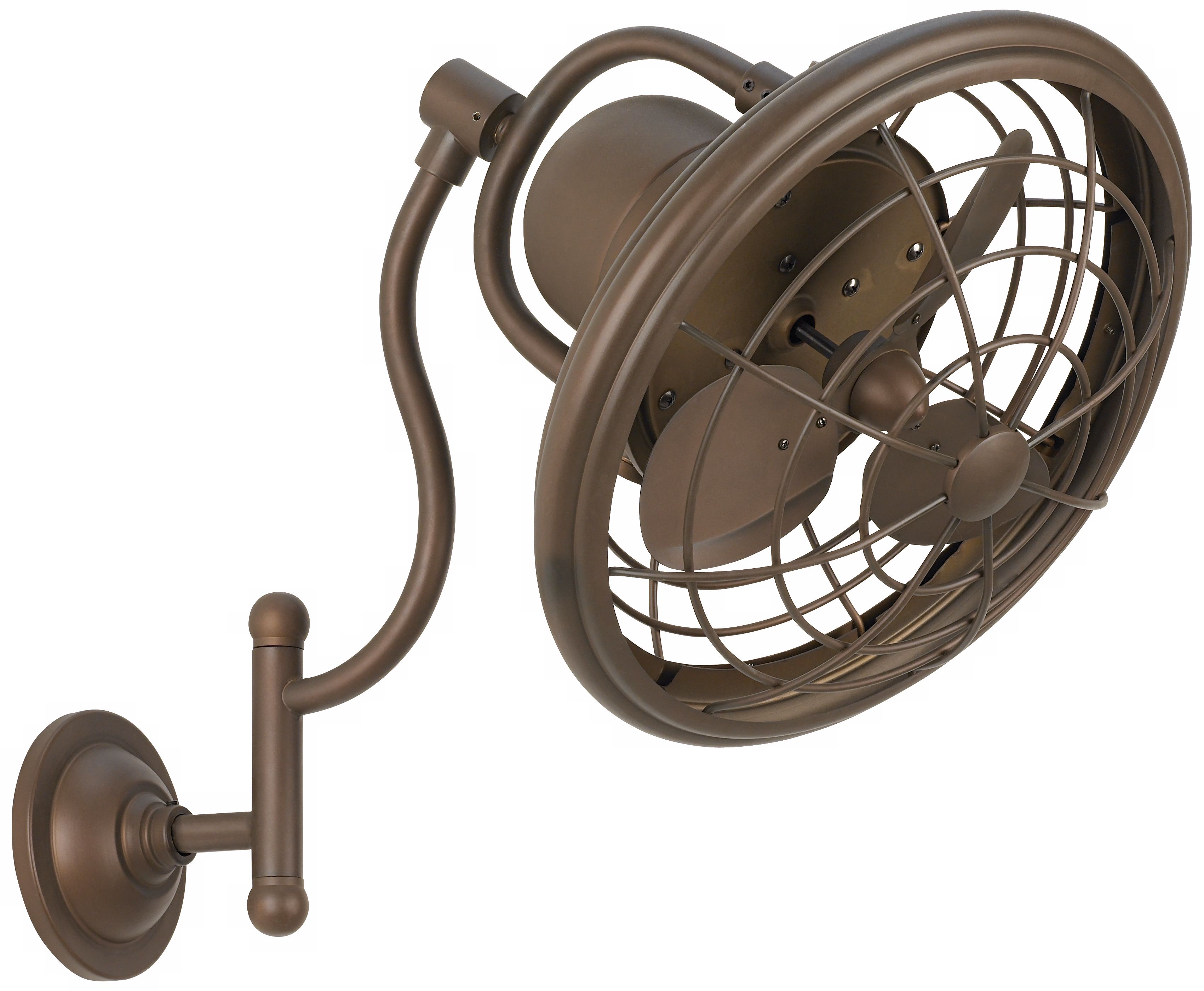 18" Crossroad Oil-Rubbed Bronze Wall Fan