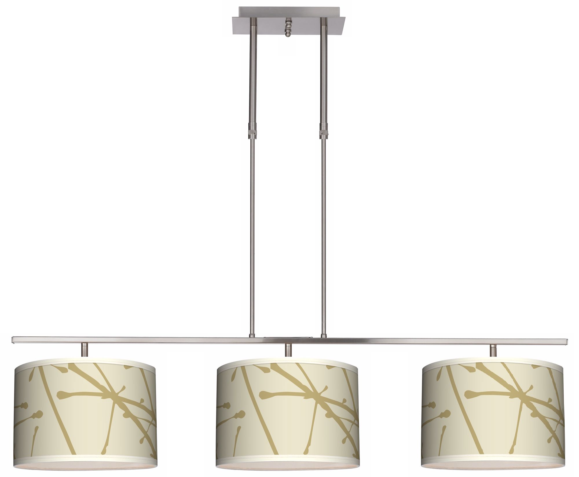 Stacy Garcia Calligraphy Tree Birch 3 Drum Island Light