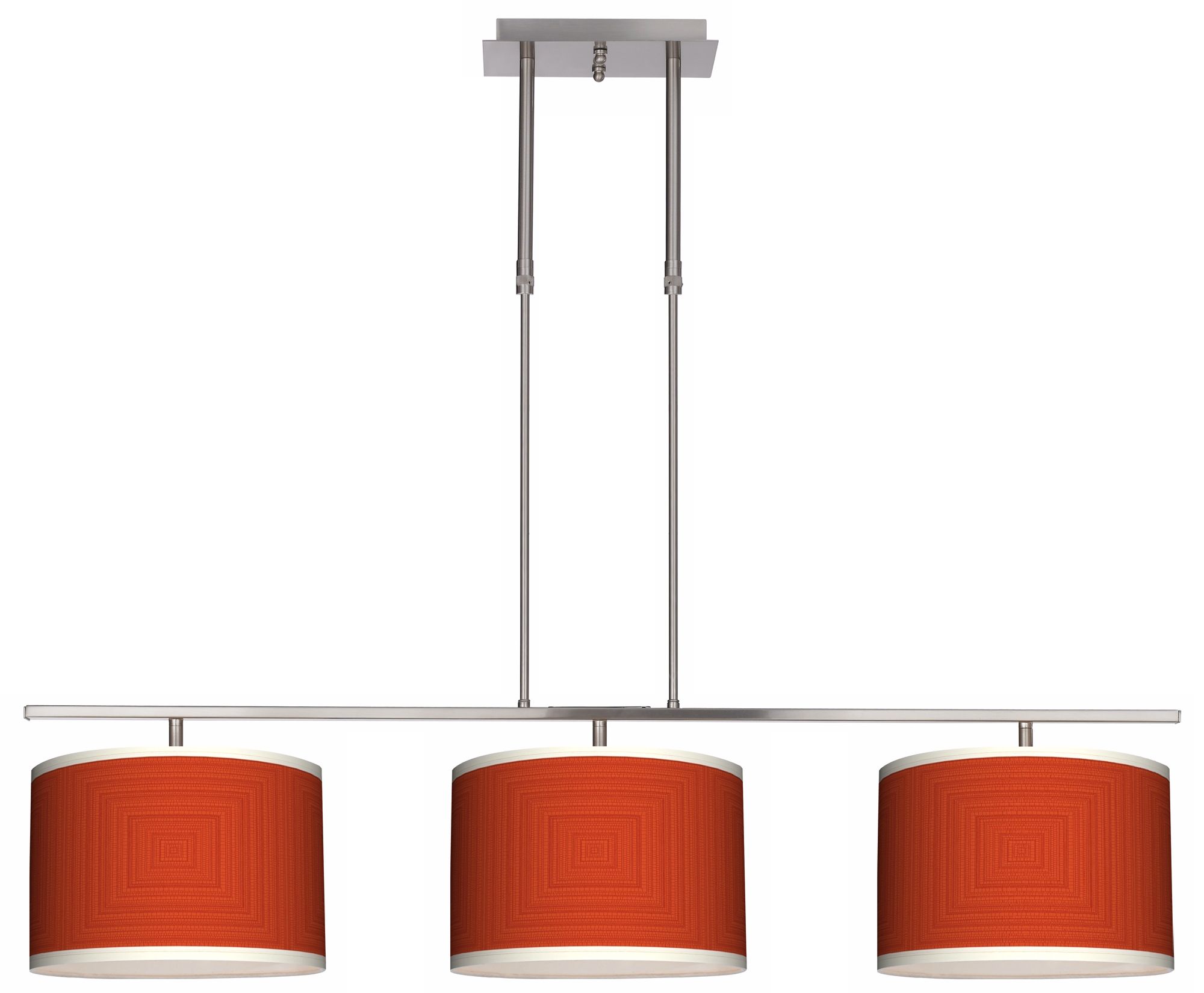 Stacy Garcia Crackled Square Coral 3 Drum Island Light M3236 M8962