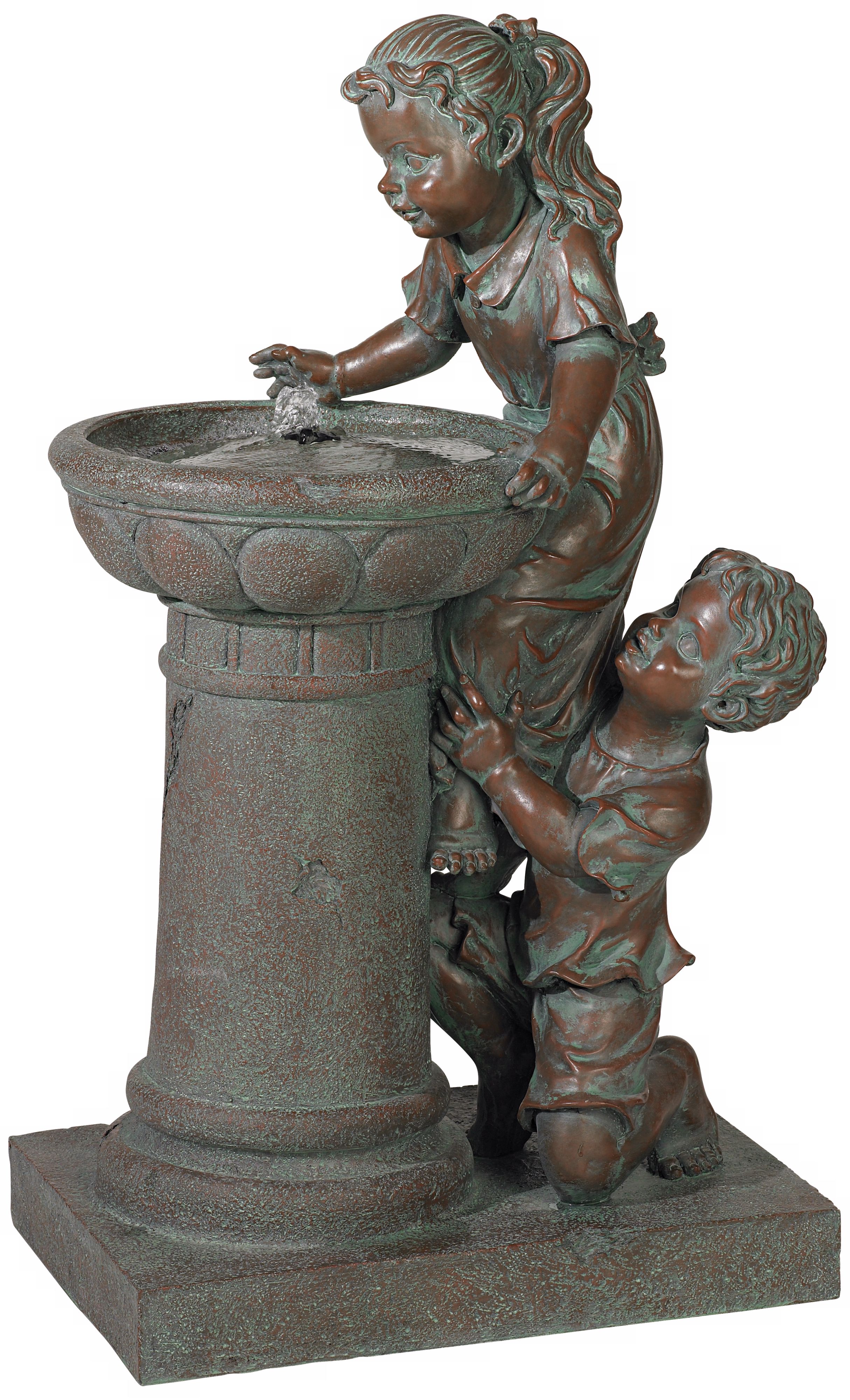 Give Me a Boost Decorative Outdoor Fountain