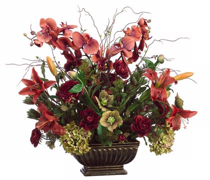 Tropical Treasure Faux Flower Arrangement