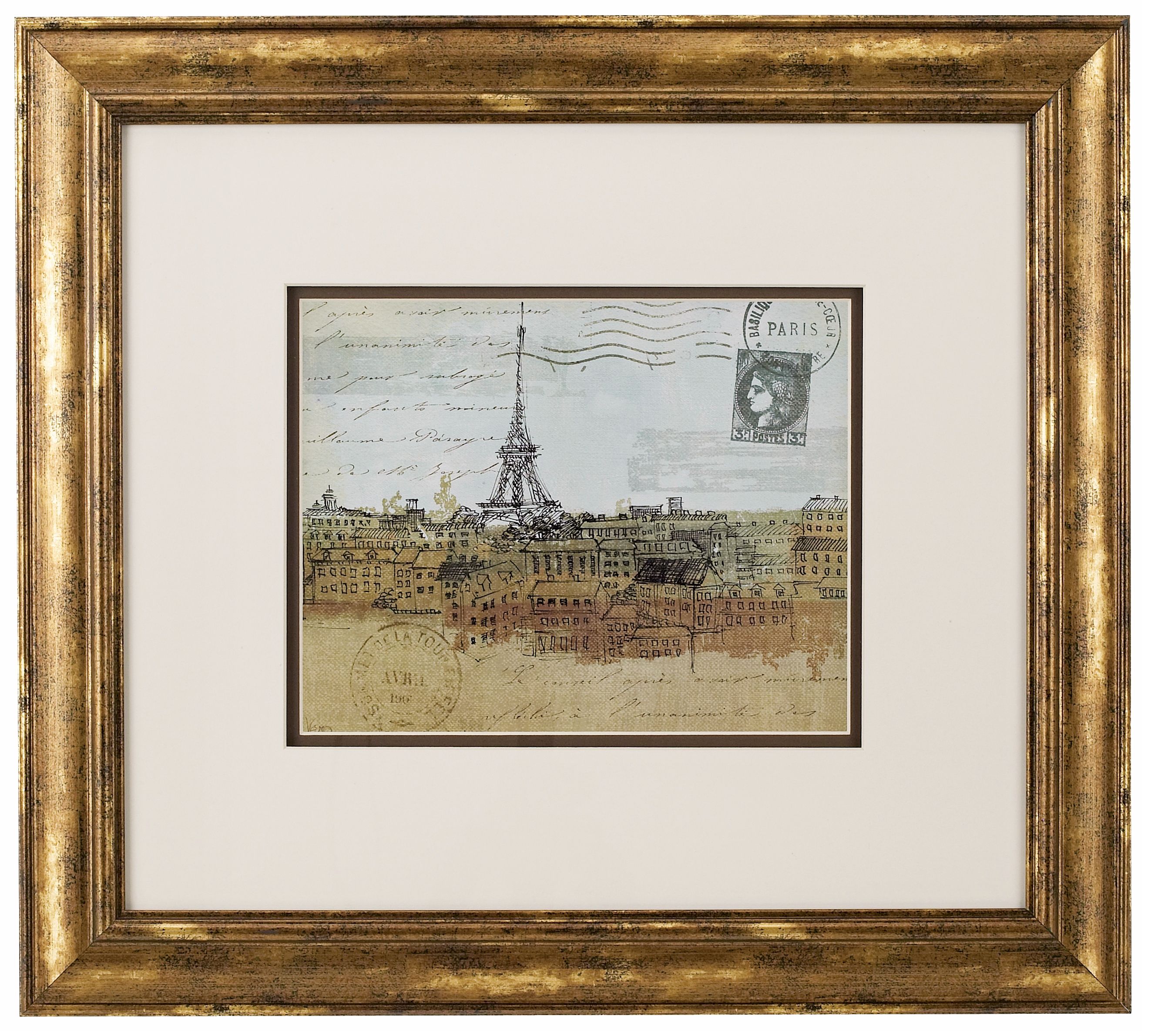 Parisian Holiday Giclee Print 20" High Wall Art