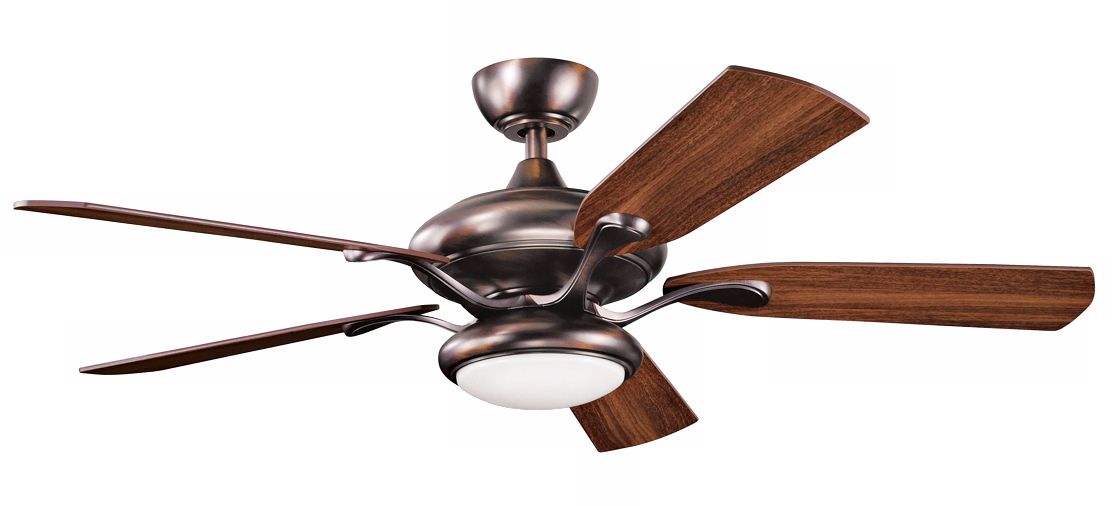 52" Kichler Aldrin Oil-Brushed Bronze Ceiling Fan