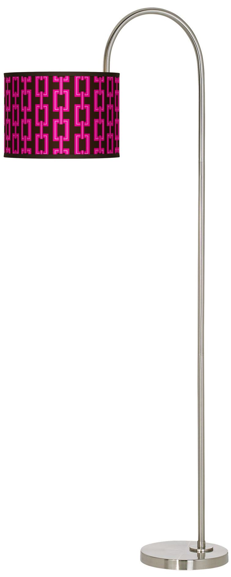 Chain Links Arc Tempo Giclee Floor Lamp