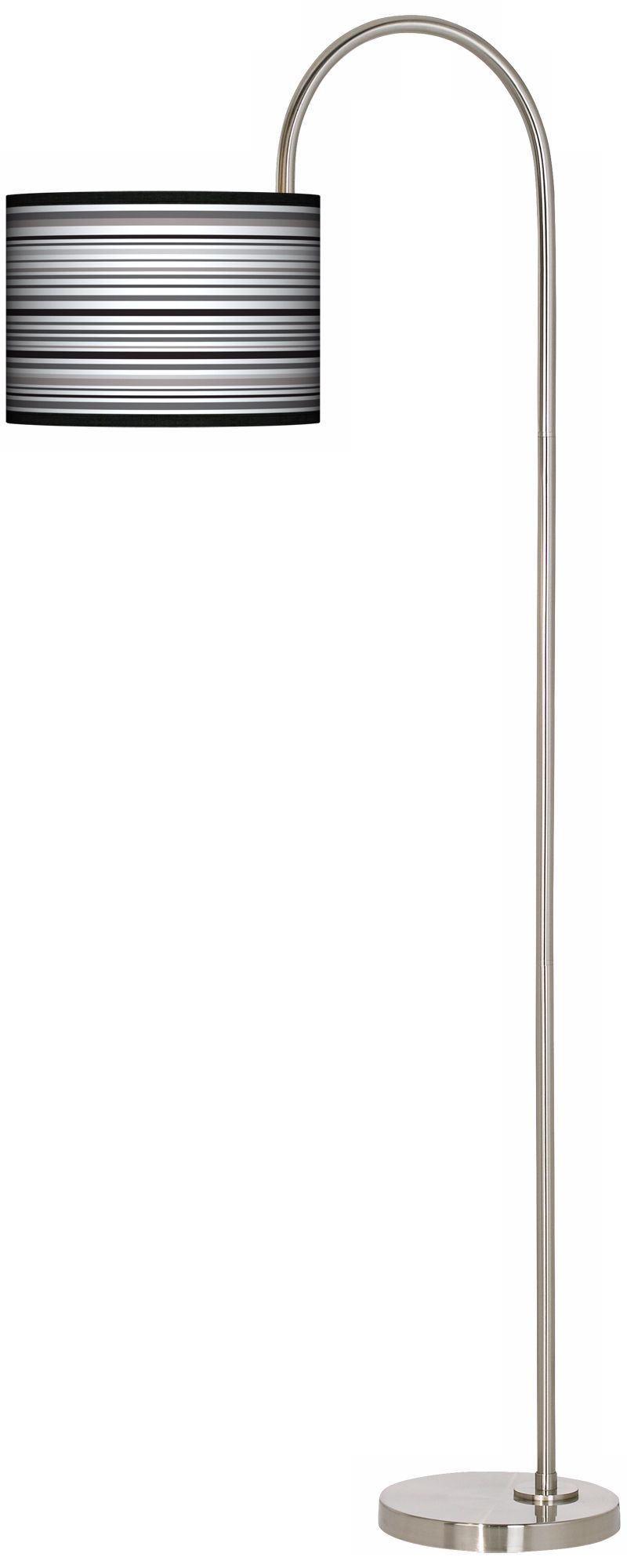 Stacy Garcia Metropolitan Stripe Arc Tempo Floor Lamp M3882 N0368
