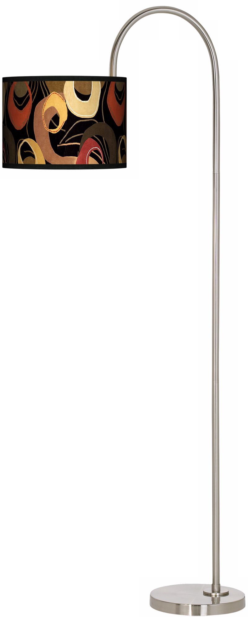 Rhythm Motif Arc Tempo Giclee Floor Lamp