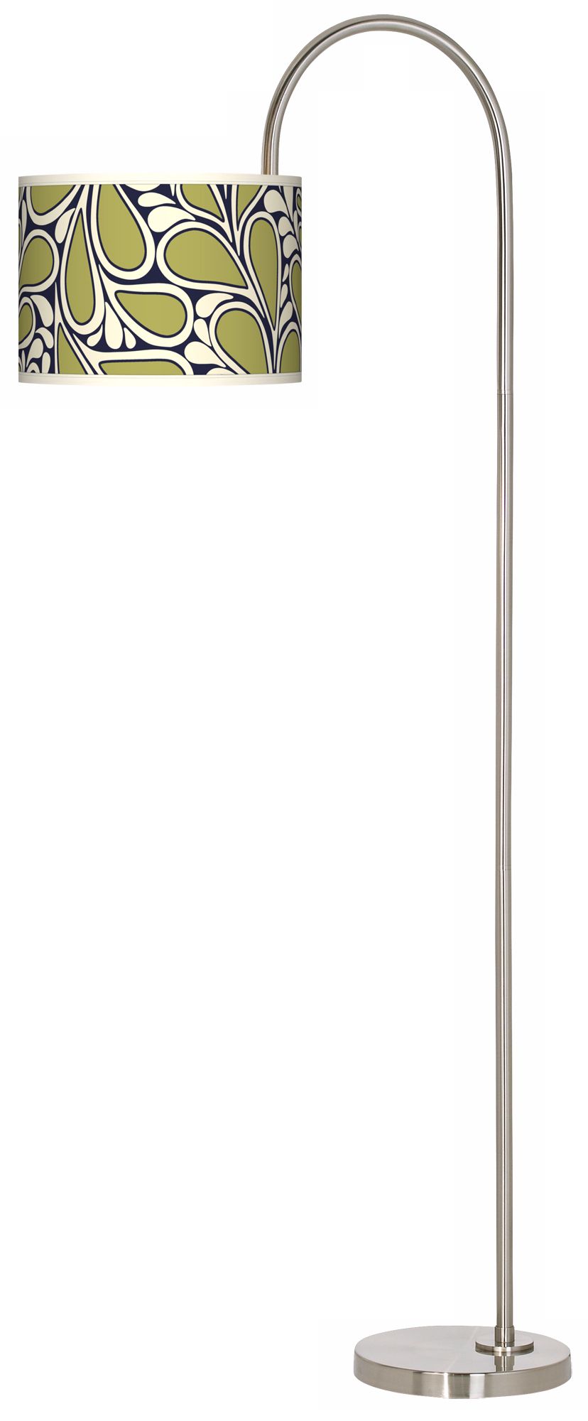 Stacy Garcia Rain Metal Arc Tempo Giclee Floor Lamp