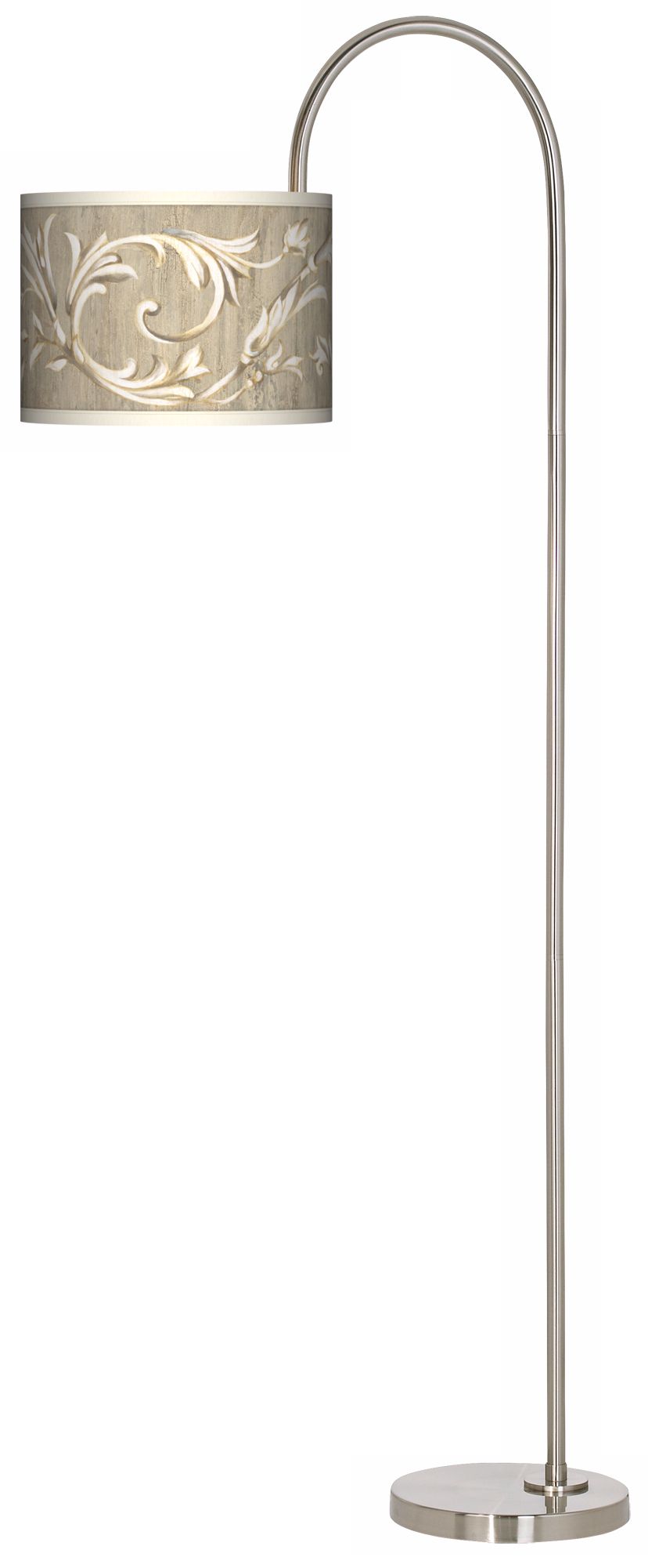 Laurel Court Arc Tempo Giclee Floor Lamp