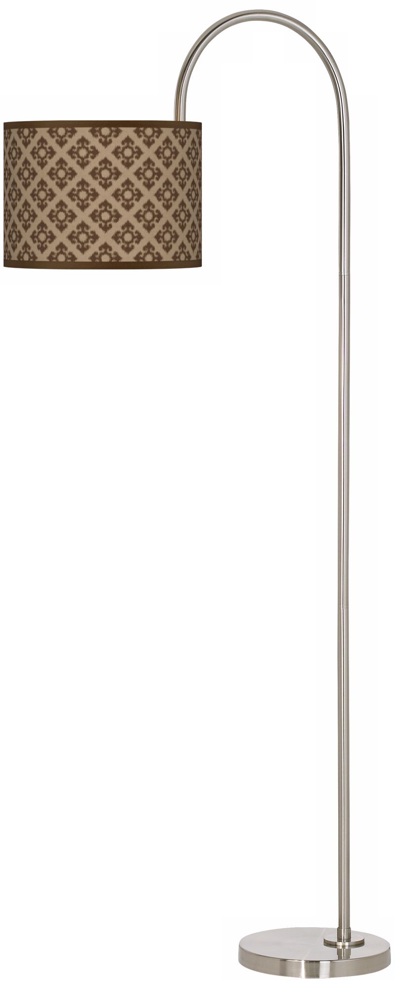 Blue Calliope Arc Tempo Giclee Floor Lamp