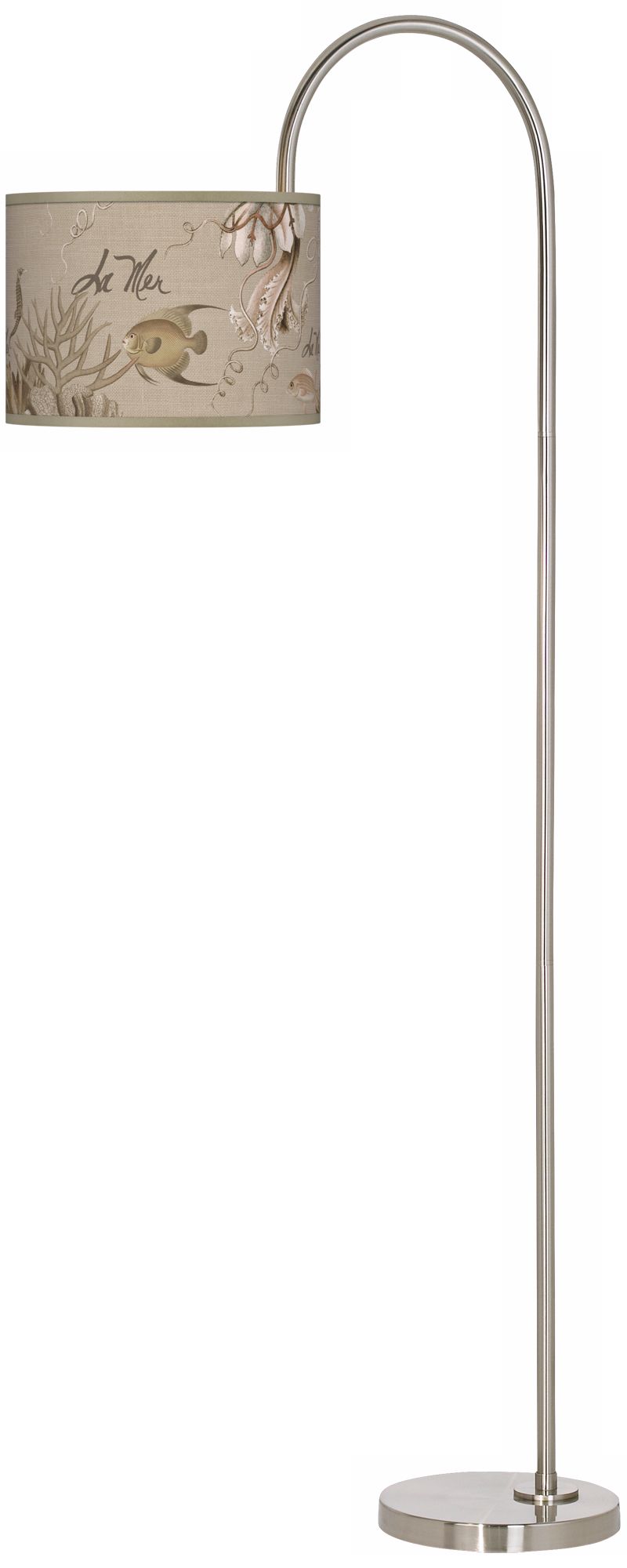 La Mer Jellyfish Arc Tempo Giclee Floor Lamp