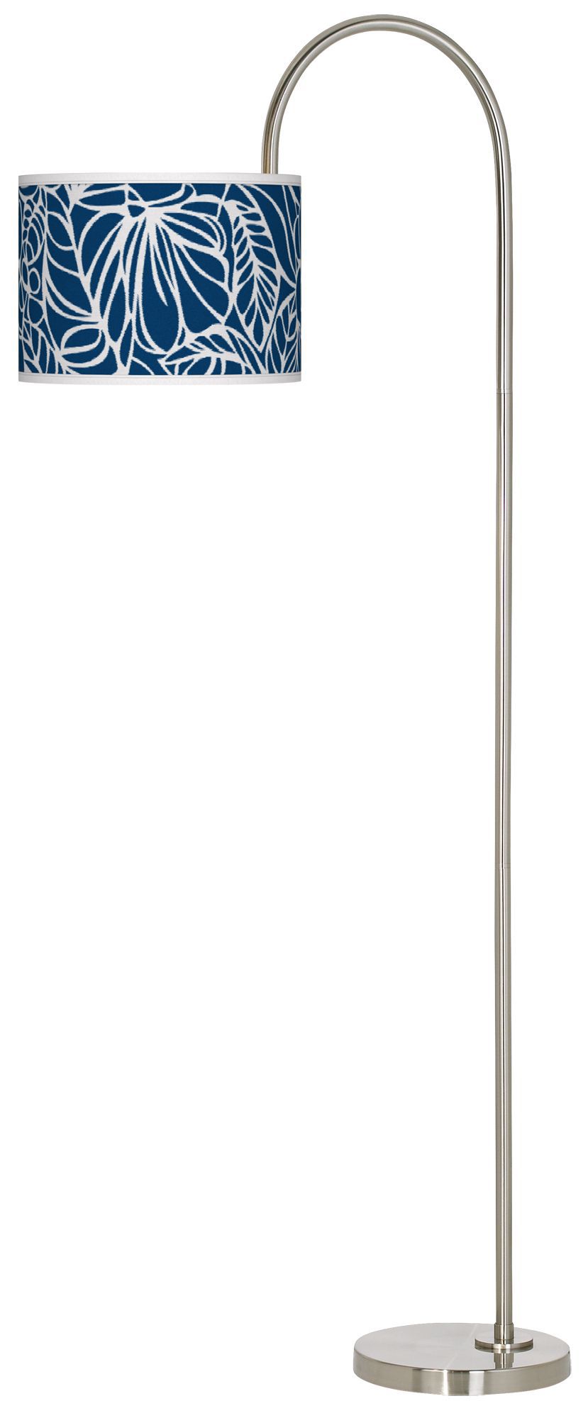 Jungle Rain Giclee Arc Tempo Floor Lamp
