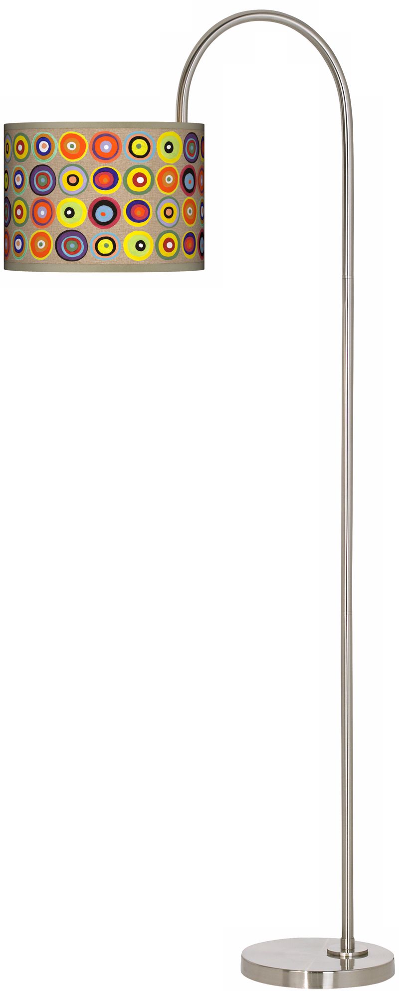 Marbles in the Park Arc Tempo Giclee Floor Lamp