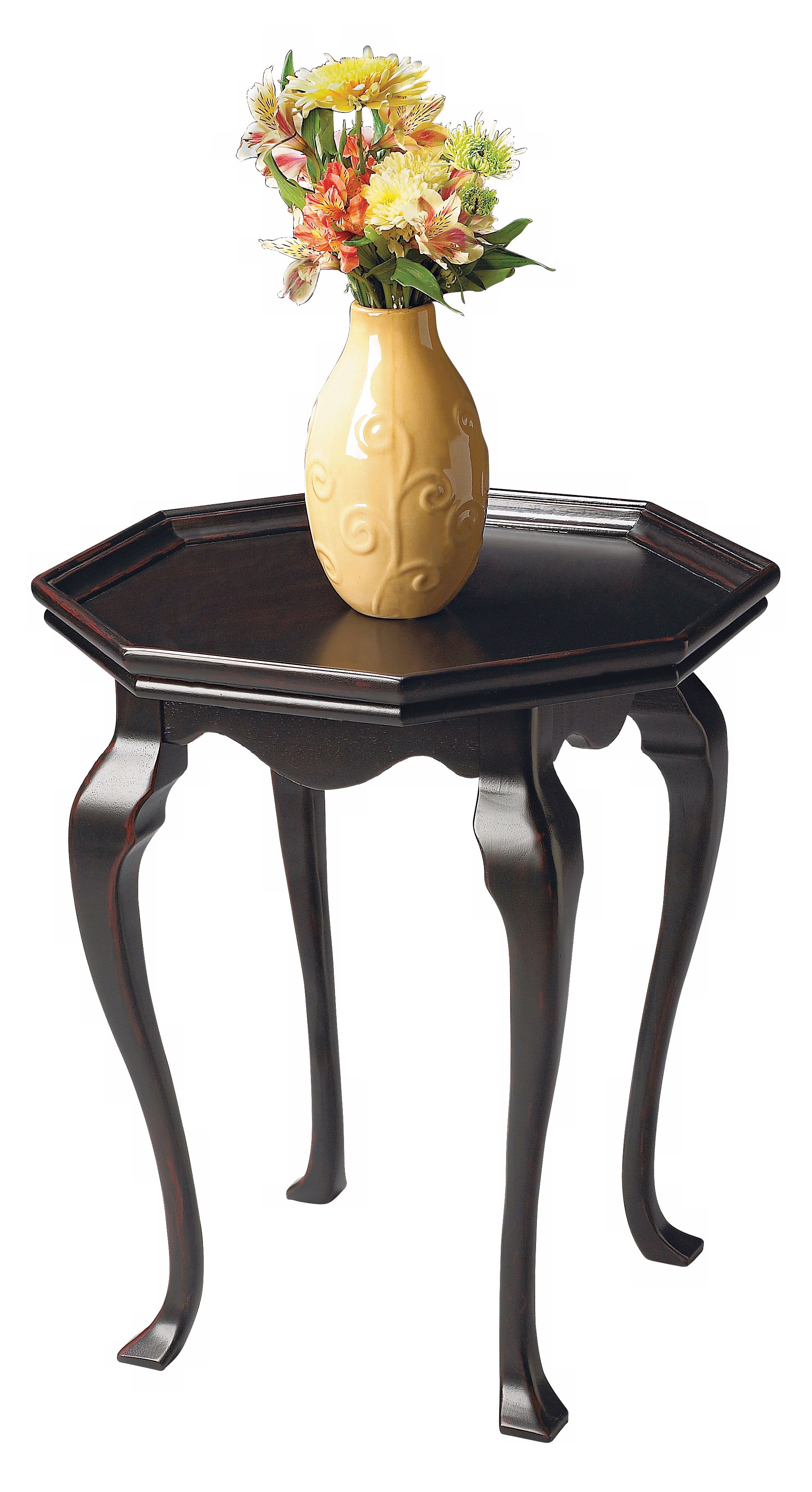 Artists Originals Collection Plum Black Accent Table
