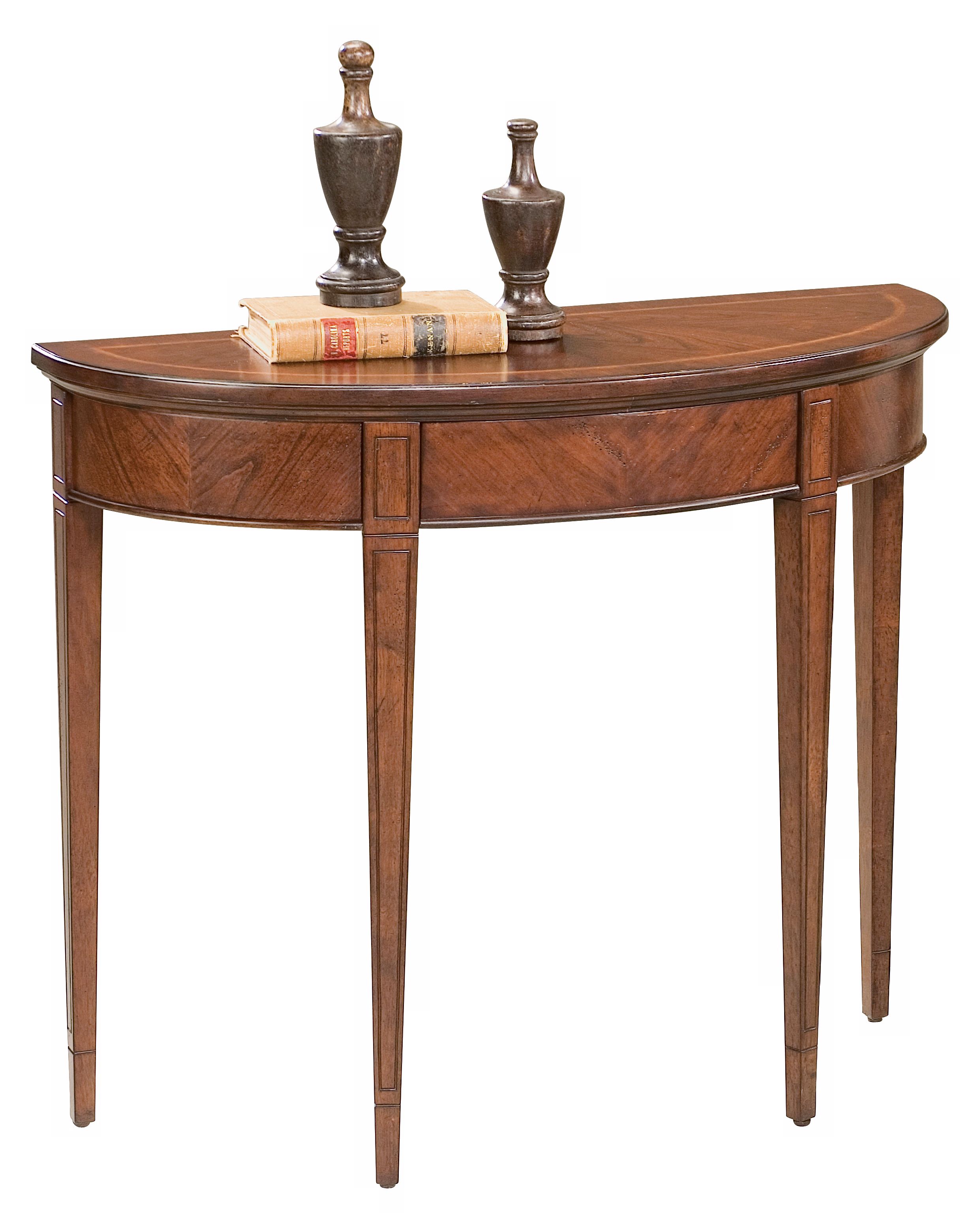 Plantation Cherry Demilune Console Table