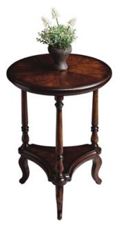 Plantation Cherry Collection 19 Wide Round Accent Table M4030