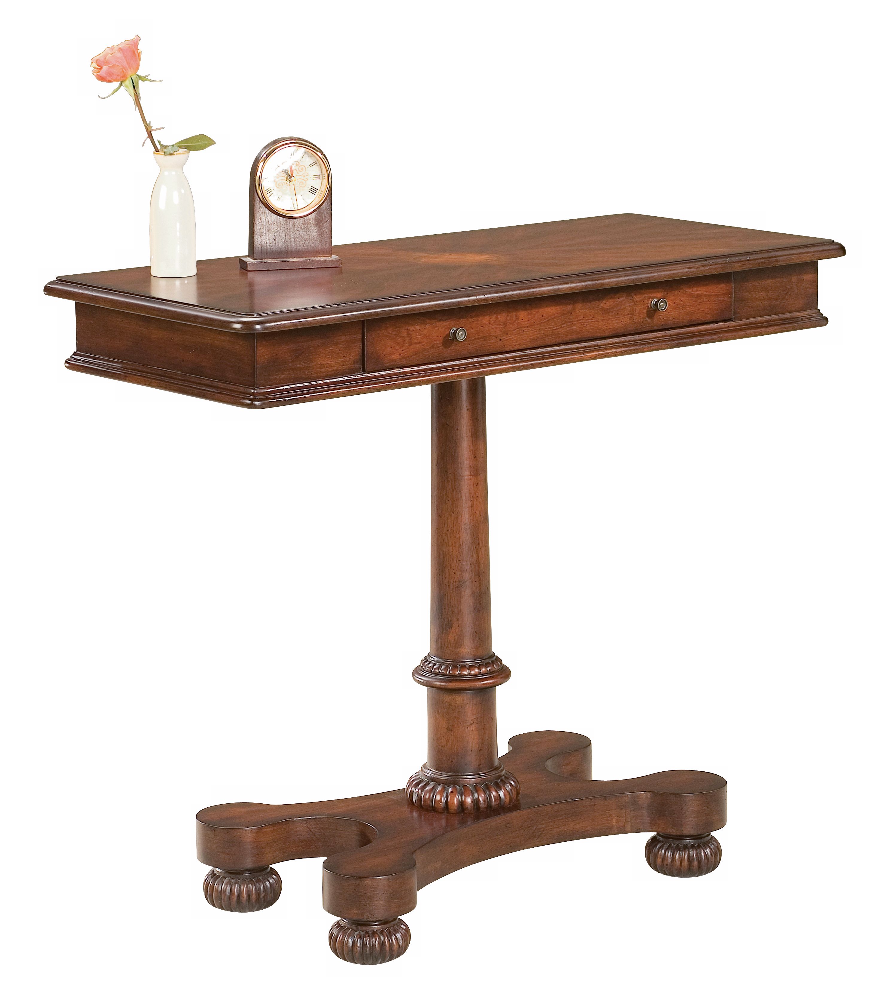 Plantation Cherry Collection Pedestal Console Table
