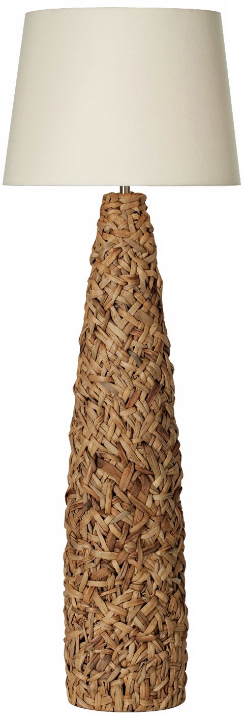 Arteriors Home Camen Woven Natural Lily Grass Floor Lamp