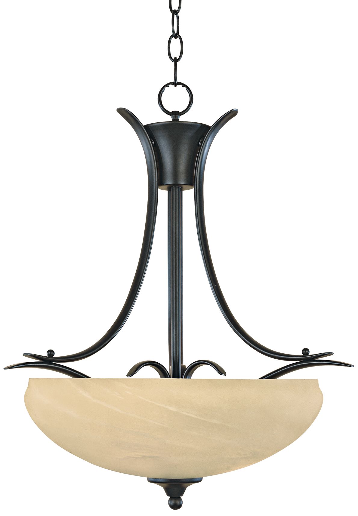Moon Shadow Burnished Bronze Pendant Chandelier
