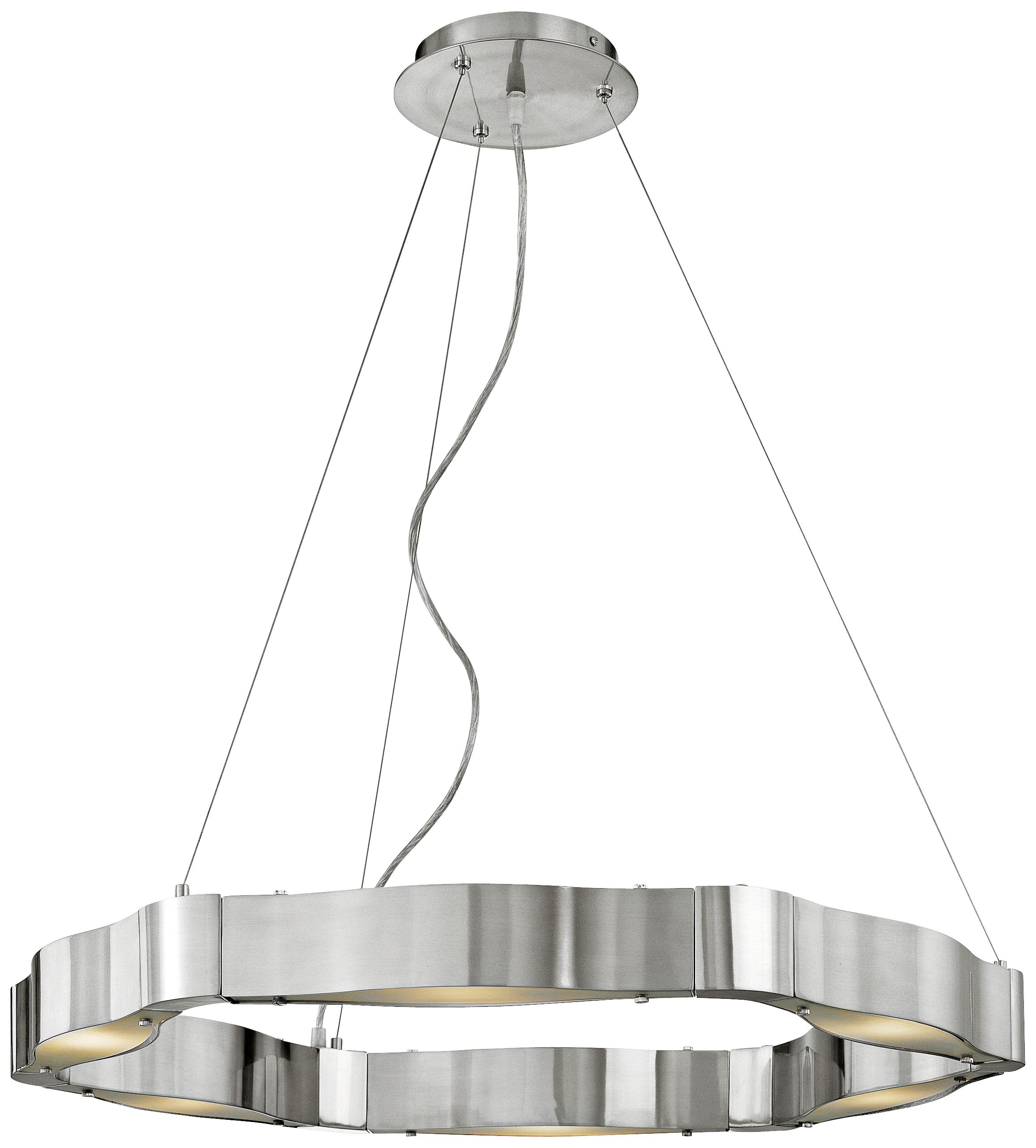 Titanium Collection Cable Chandelier