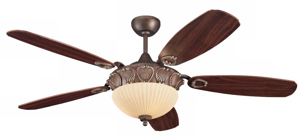 52" Monte Carlo Hollander Roman Bronze Ceiling Fan