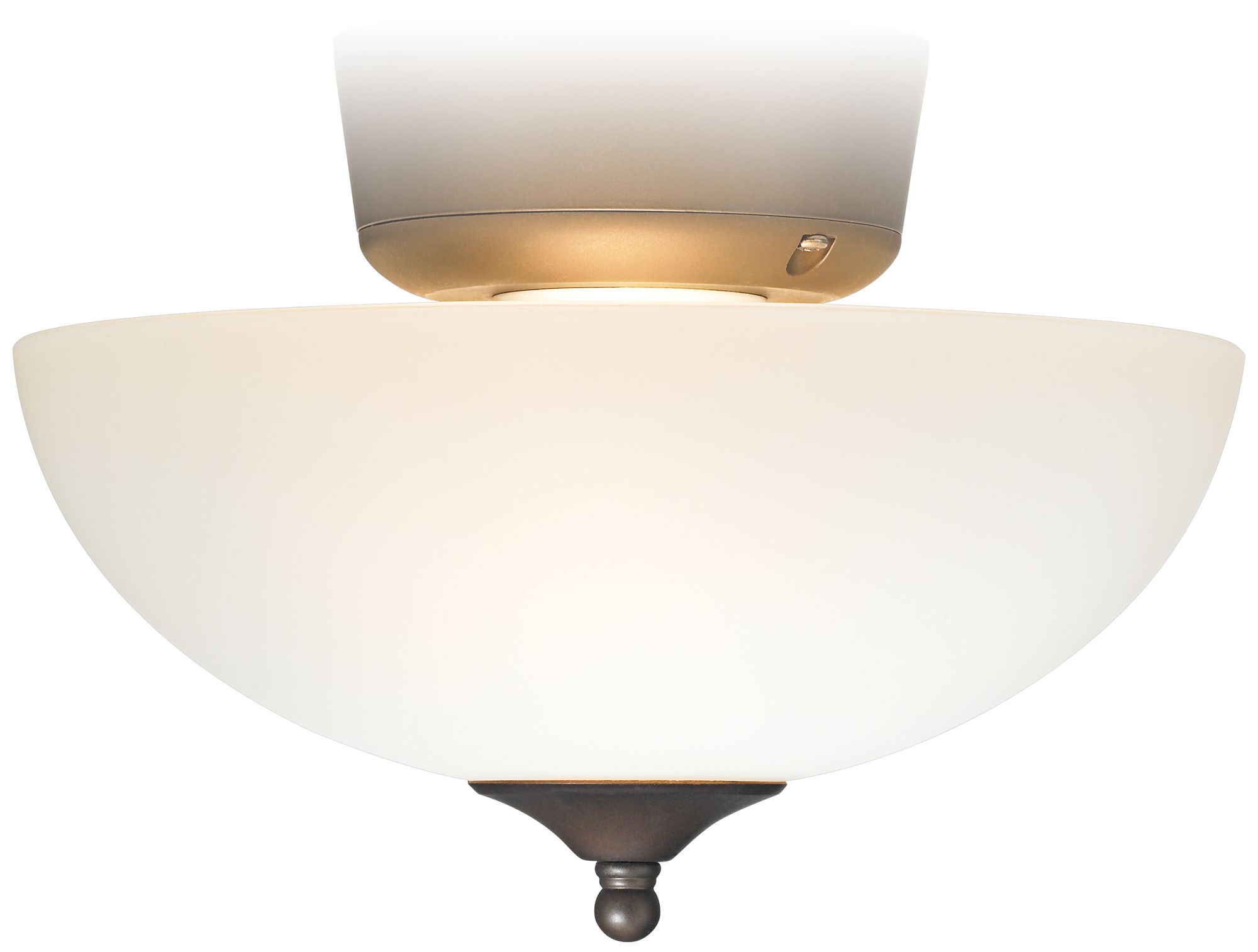White Glass Oil Rubbed Bronze Ceiling Fan Light Kit