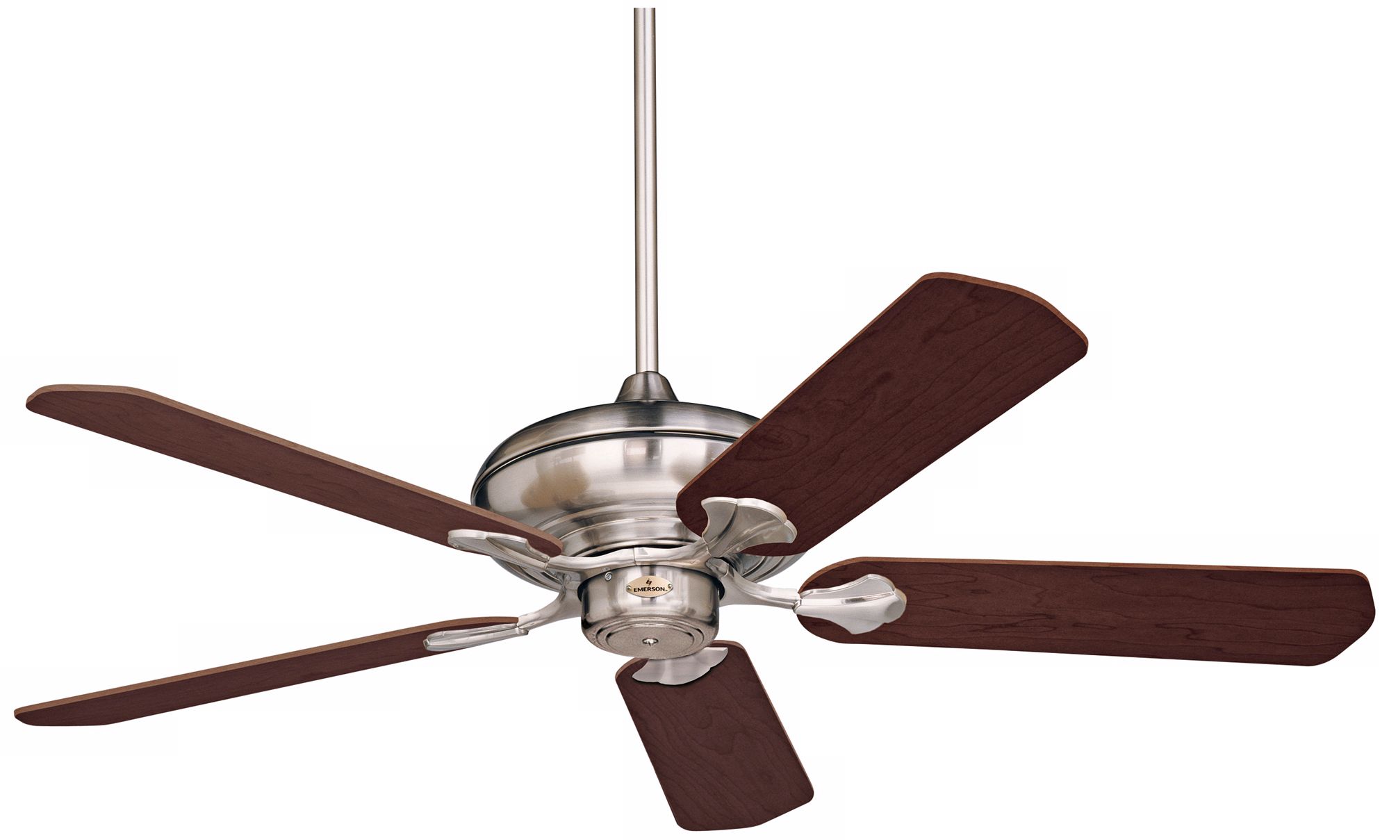 52" Emerson Monterey Brushed Steel Ceiling Fan