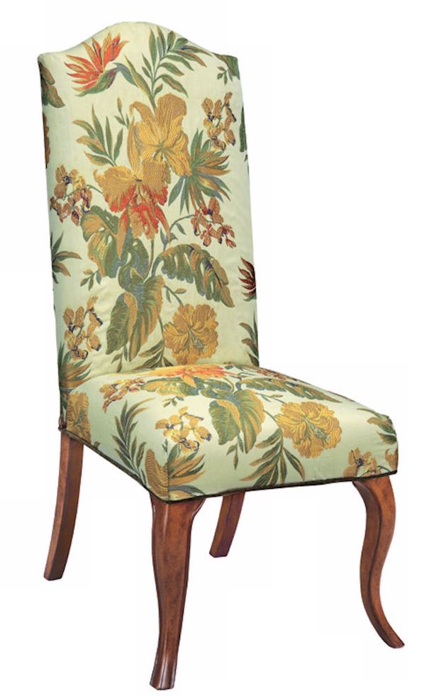 Orchid Slipcovered High Camel Back Armless Dining Chair M5095 M5147