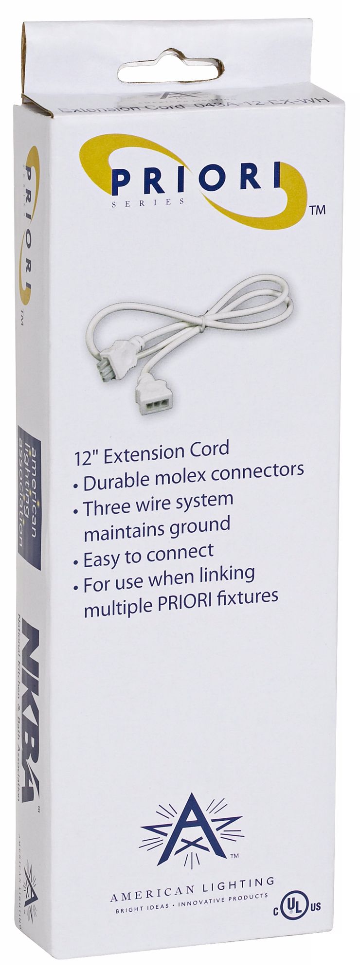 12" Linking Cable for Priori Plus Under Cabinet Lighting