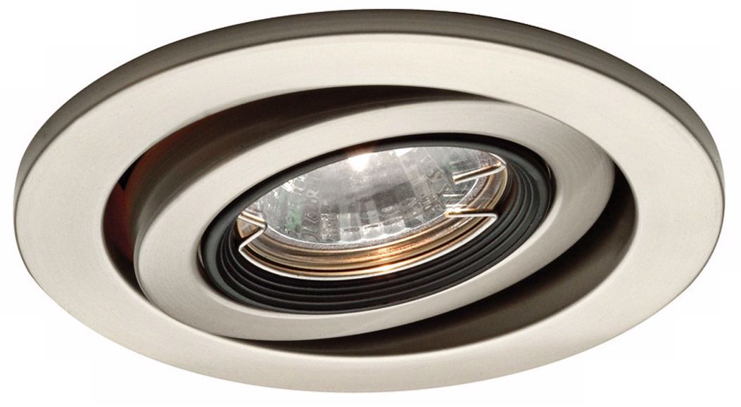 WAC 4" Low Voltage Brushed Nickel Gimbal Trim