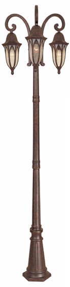 Berkshire Collection Three-Light Outdoor Street Lantern