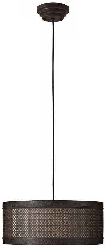 Uttermost New Orleans 3-Light Pendant Chandelier