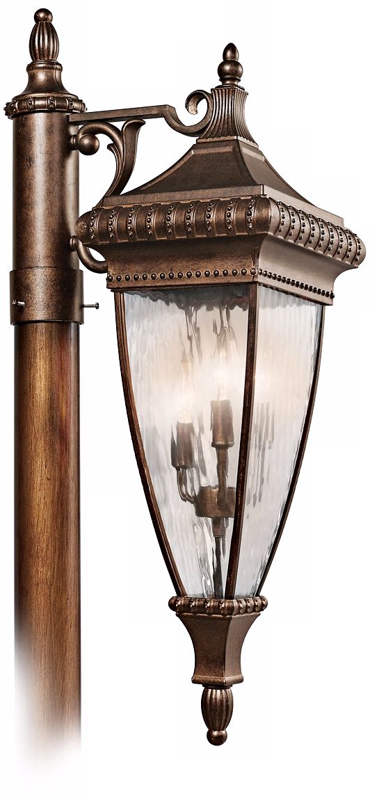Venetian Rain Bronze 32 1/2" High Outdoor Post Light