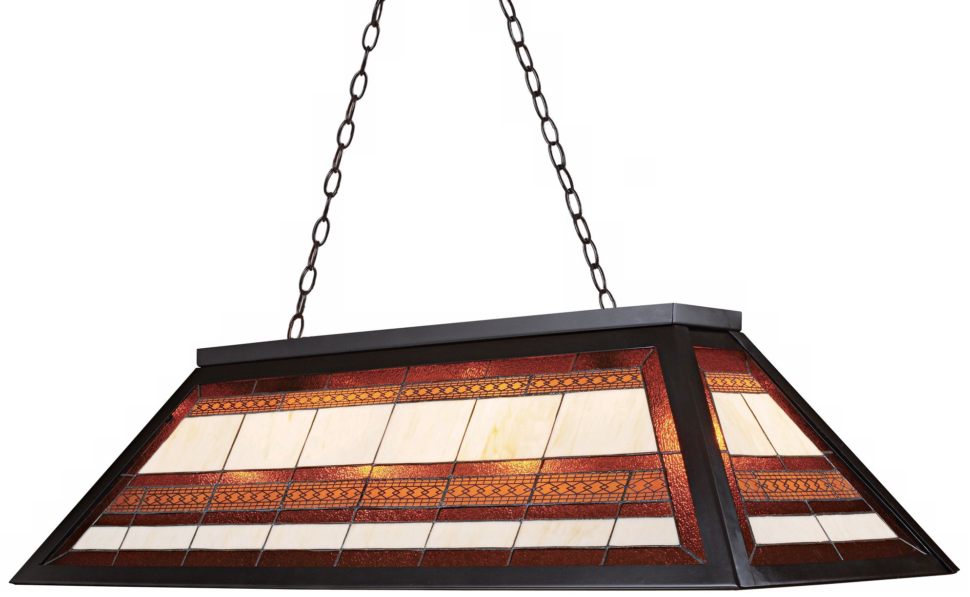 Tiffany-Style 4-Light Island Chandelier