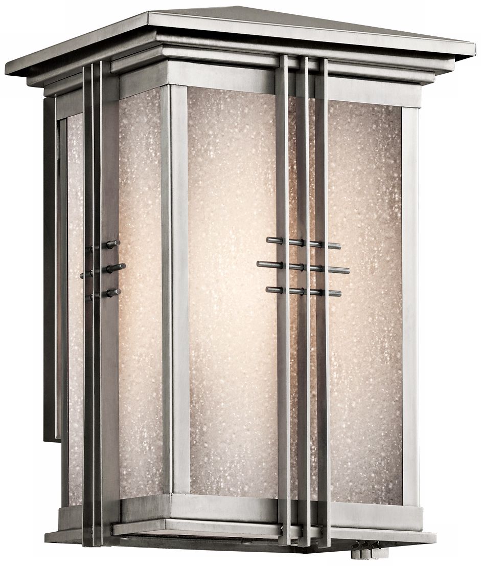 Portman Square Stainless Steel 11" High Outdoor Wall Light