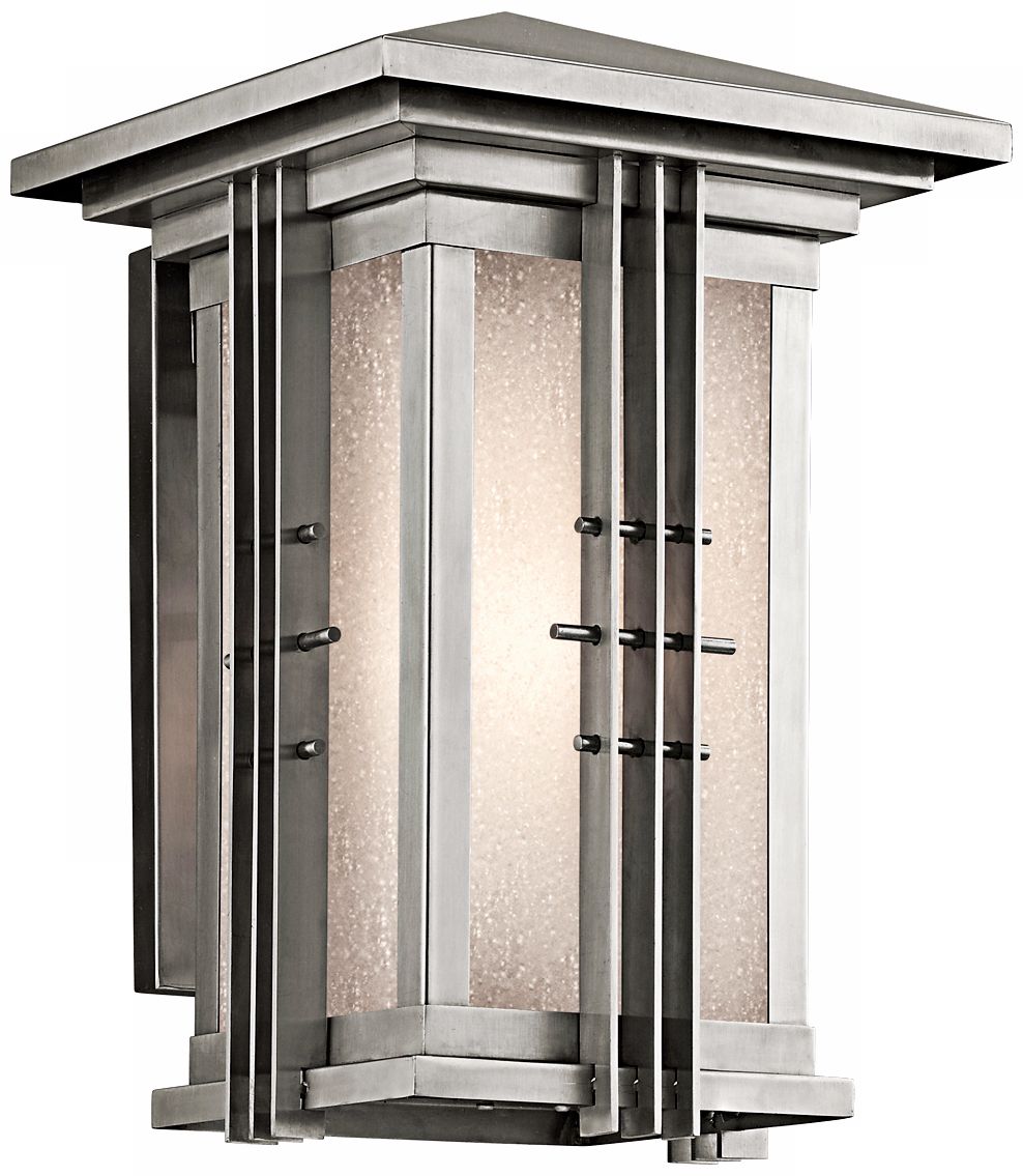 Portman Square Stainless Steel 14" High Outdoor Wall Light