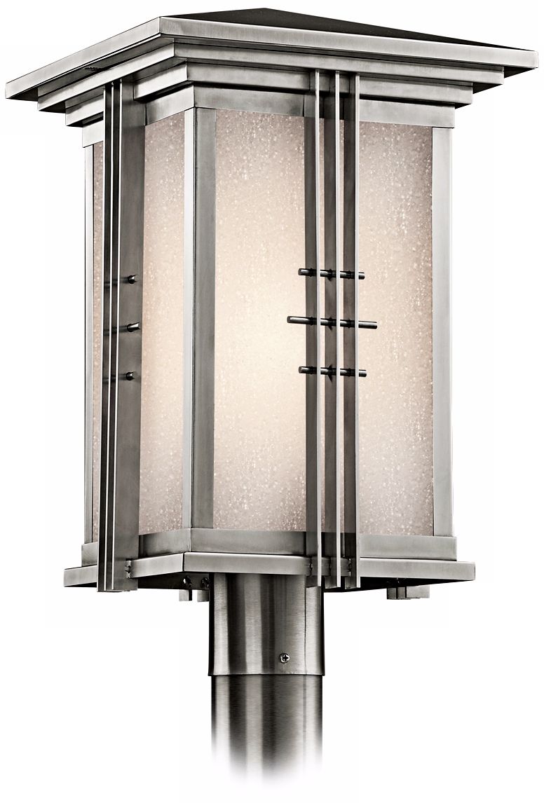 Kichler Stainless Steel 18 1/2" High Outdoor Post Light