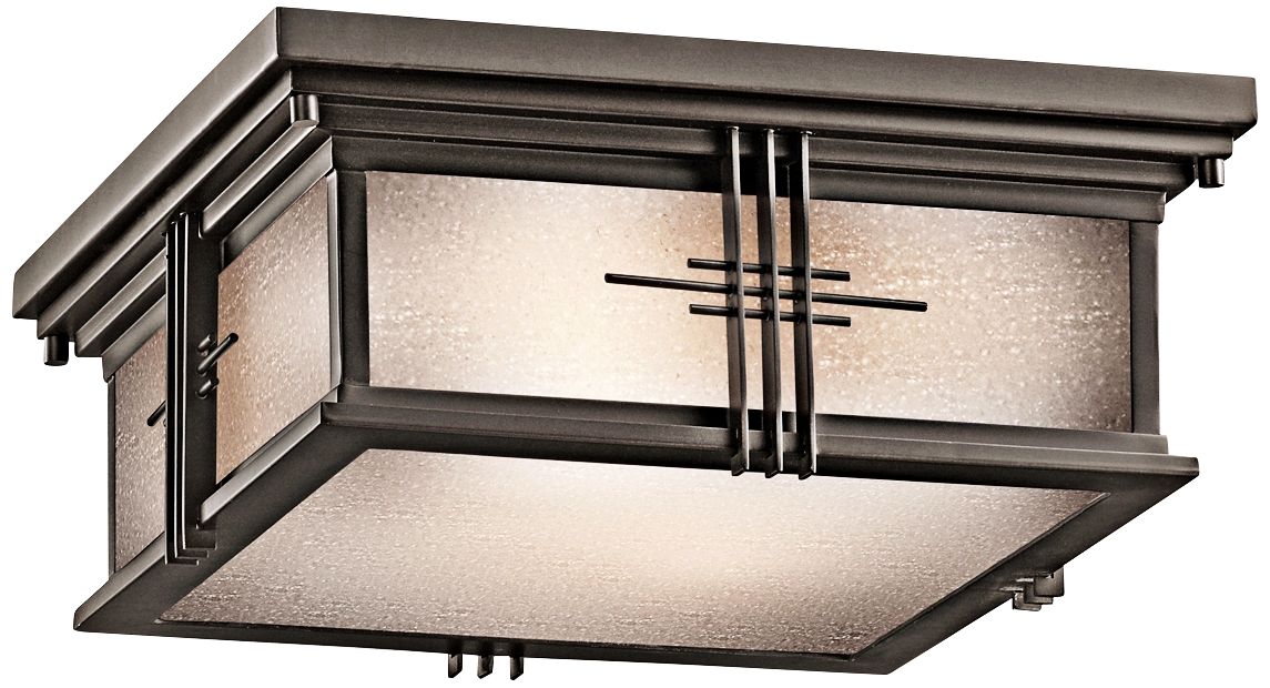 Portman Square Bronze 12" Wide Ceiling Light