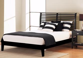 Hillsdale Dio Black Platform Bed Queen M6484