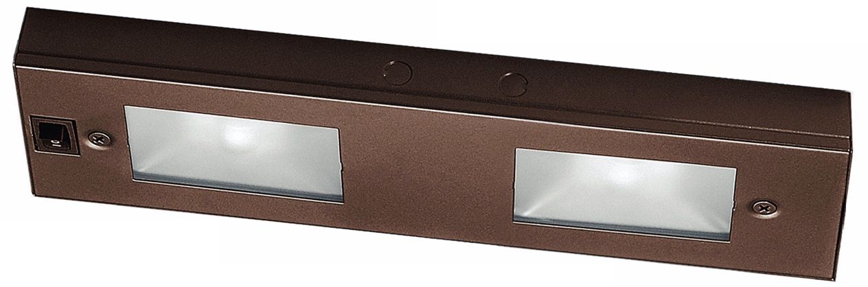 WAC Bronze Xenon 12" Wide Under Cabinet Light Bar