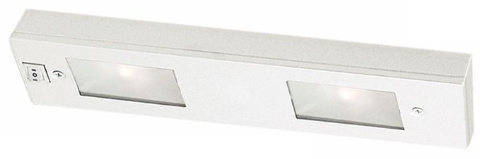 WAC White Xenon 12" Wide Under Cabinet Light Bar