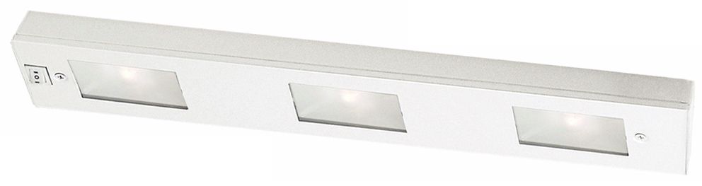 WAC White Xenon 18" Wide Under Cabinet Light Bar